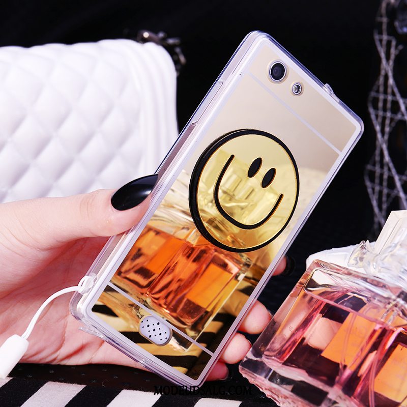 Oppo A31 Etui Blød Lyserød Hængende Ornamenter Smiley Beskyttelse