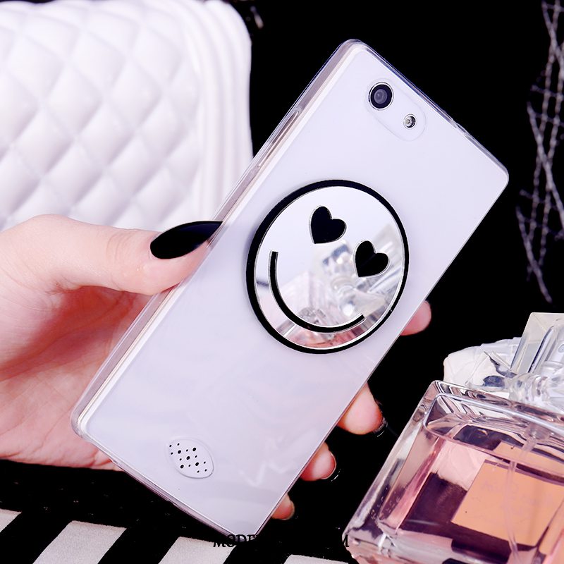 Oppo A31 Etui Blød Lyserød Hængende Ornamenter Smiley Beskyttelse