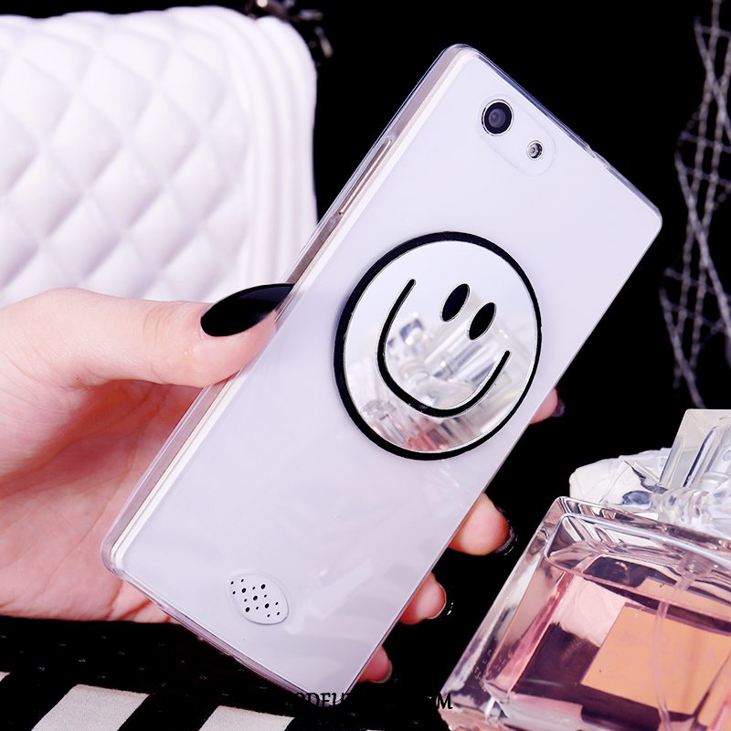 Oppo A31 Etui Blød Lyserød Hængende Ornamenter Smiley Beskyttelse