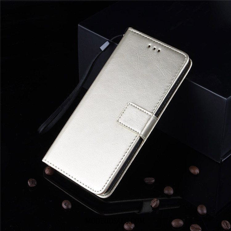 Oppo A31 Etui / Cover Beskyttelse Tegnebog Anti-fald Guld