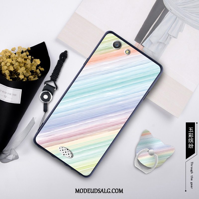 Oppo A31 Etui / Cover Hængende Ornamenter Anti-fald Blød Membrane Grøn