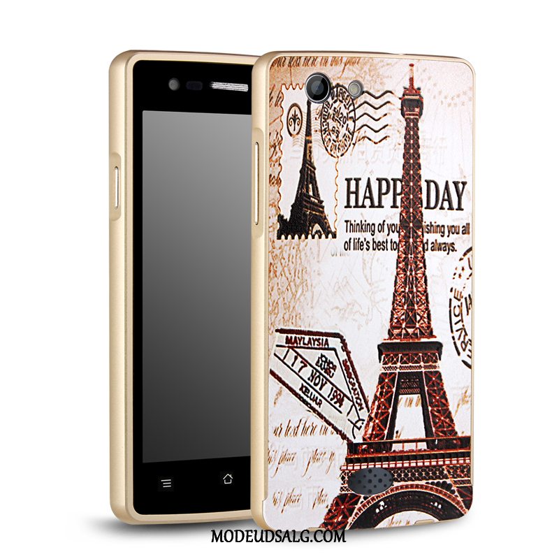 Oppo A31 Etui / Cover Tynd Beskyttelse Metal Ramme