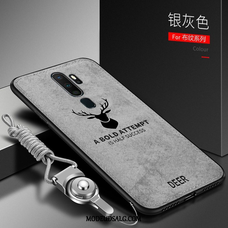 Oppo A5 2020 Etui Beskyttelse Ny Cover Grå Denim