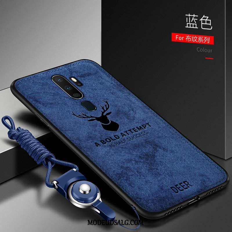 Oppo A5 2020 Etui Beskyttelse Ny Cover Grå Denim