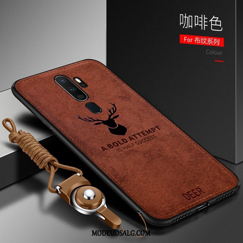 Oppo A5 2020 Etui Beskyttelse Ny Cover Grå Denim