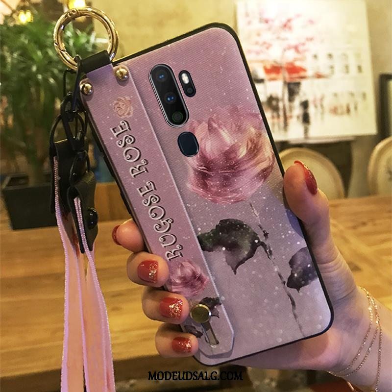 Oppo A5 2020 Etui / Cover Hængende Ornamenter Hvid Beskyttelse Silikone