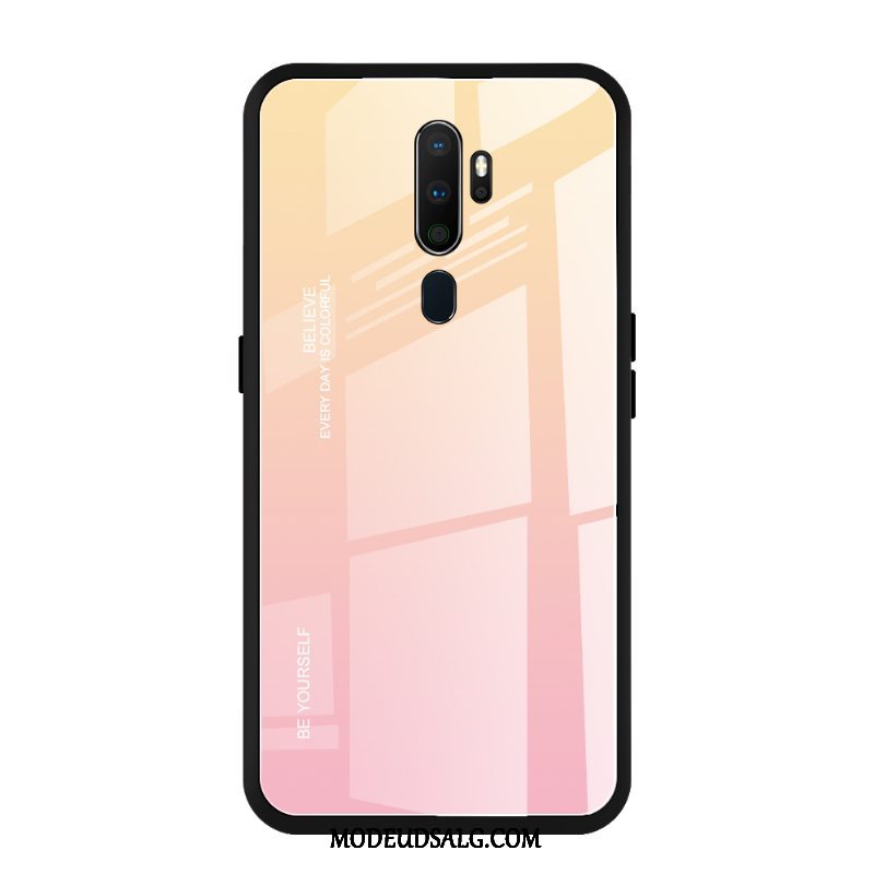 Oppo A5 2020 Etui Pulver Membrane Hærdning Gradient Guld