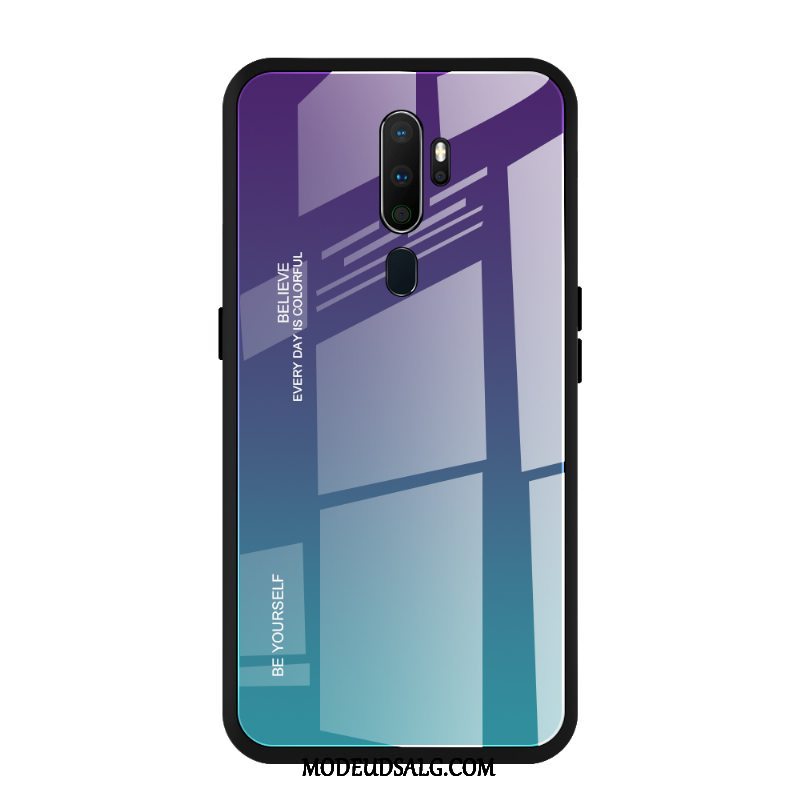 Oppo A5 2020 Etui Pulver Membrane Hærdning Gradient Guld