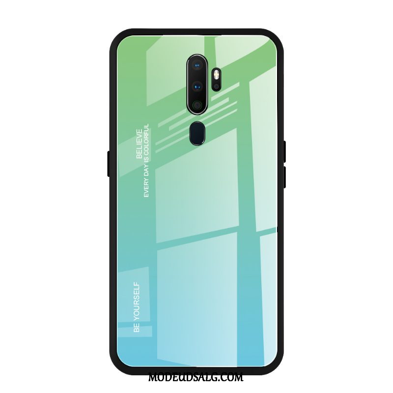 Oppo A5 2020 Etui Pulver Membrane Hærdning Gradient Guld