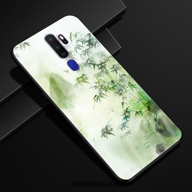 Oppo A5 2020 Etui Tilpas Anti-fald Beskyttelse Blomster Cover