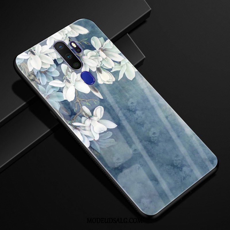 Oppo A5 2020 Etui Tilpas Anti-fald Beskyttelse Blomster Cover