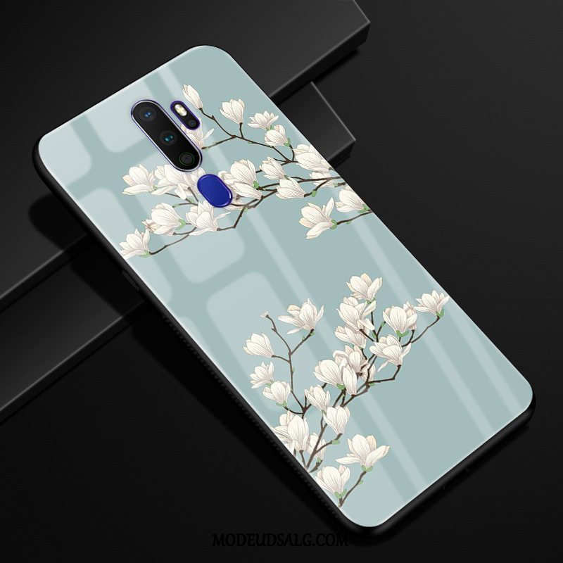 Oppo A5 2020 Etui Tilpas Anti-fald Beskyttelse Blomster Cover