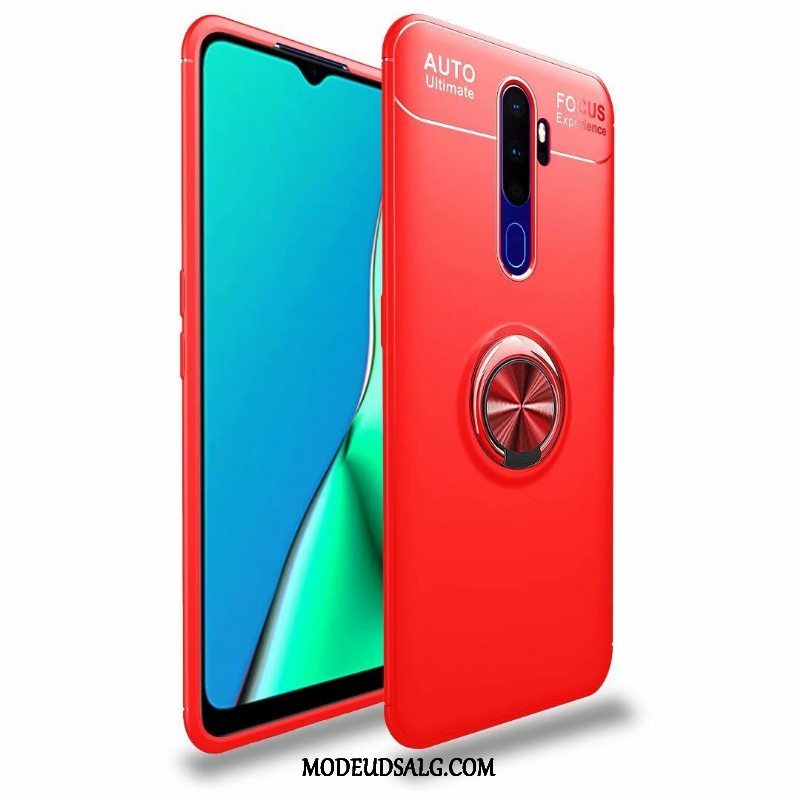 Oppo A9 2020 Etui Blød Support Magnetisk Ring Cover