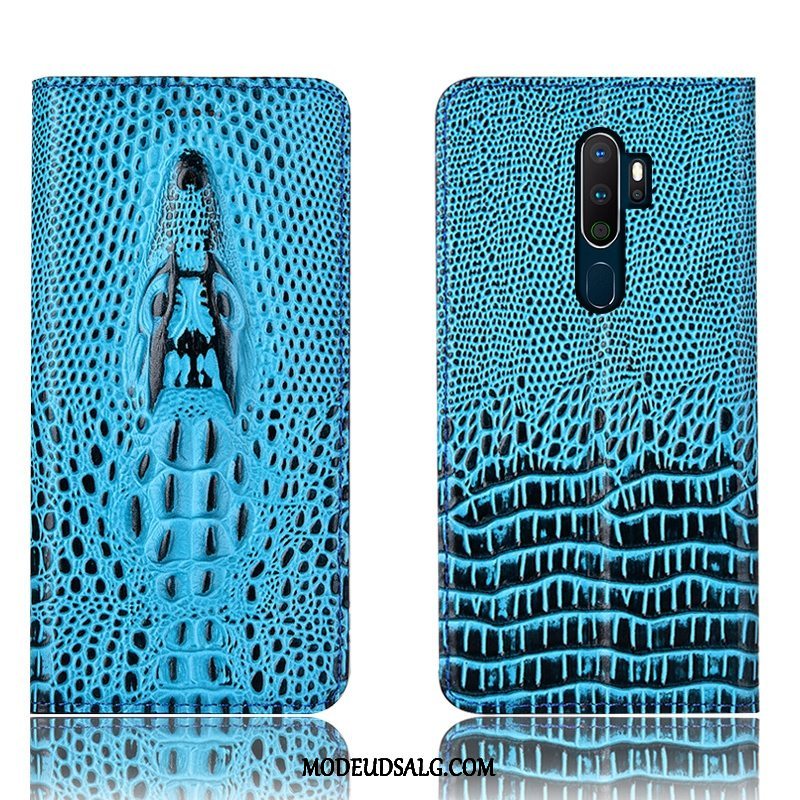 Oppo A9 2020 Etui / Cover Alt Inklusive Anti-fald Beskyttelse Ægte Læder