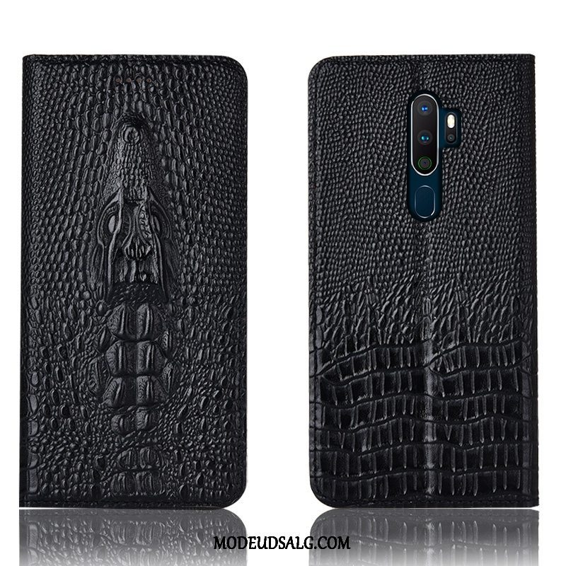 Oppo A9 2020 Etui / Cover Alt Inklusive Anti-fald Beskyttelse Ægte Læder