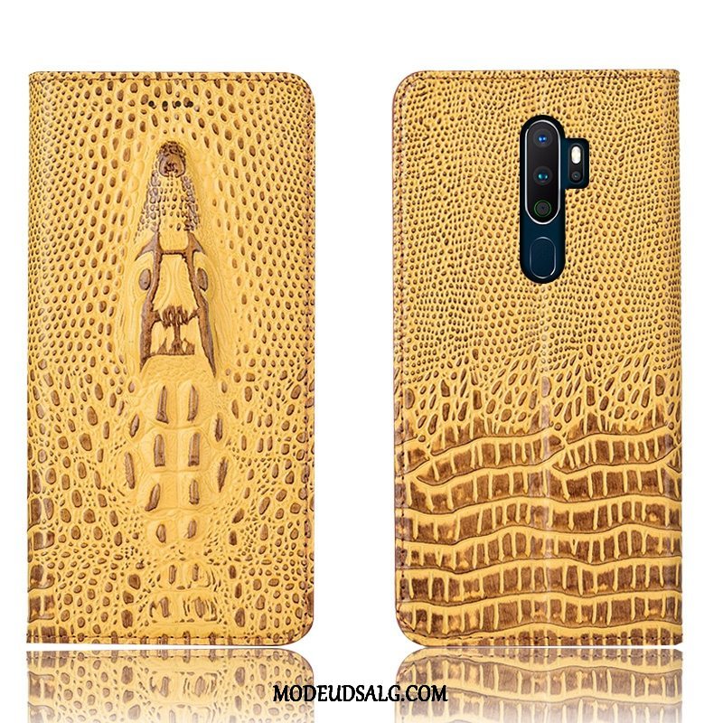 Oppo A9 2020 Etui / Cover Alt Inklusive Anti-fald Beskyttelse Ægte Læder