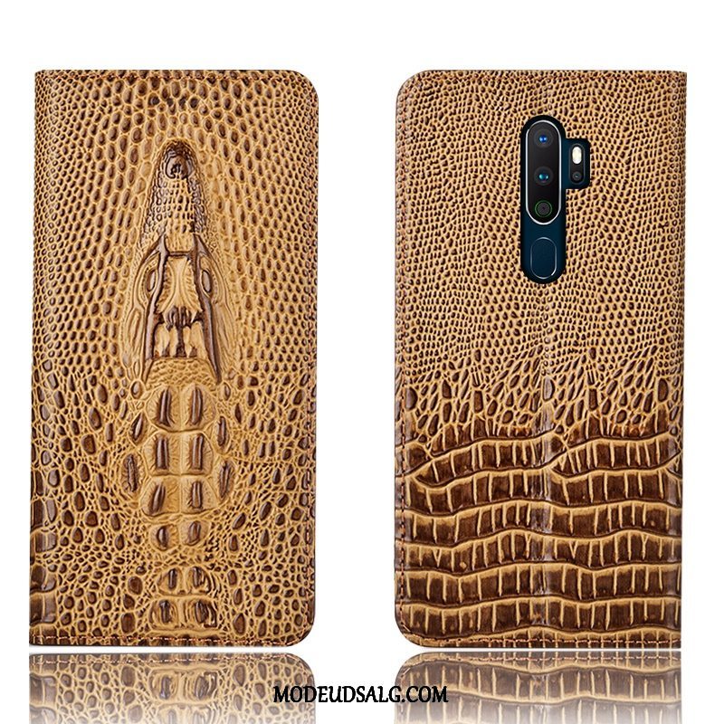 Oppo A9 2020 Etui / Cover Alt Inklusive Anti-fald Beskyttelse Ægte Læder