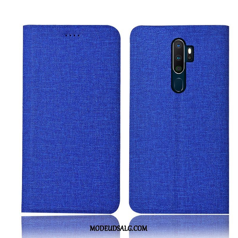 Oppo A9 2020 Etui / Cover Bomuld Og Linned Anti-fald Ungdom Pulver Beskyttelse