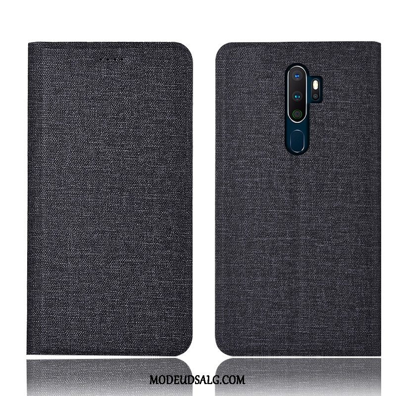 Oppo A9 2020 Etui / Cover Bomuld Og Linned Anti-fald Ungdom Pulver Beskyttelse