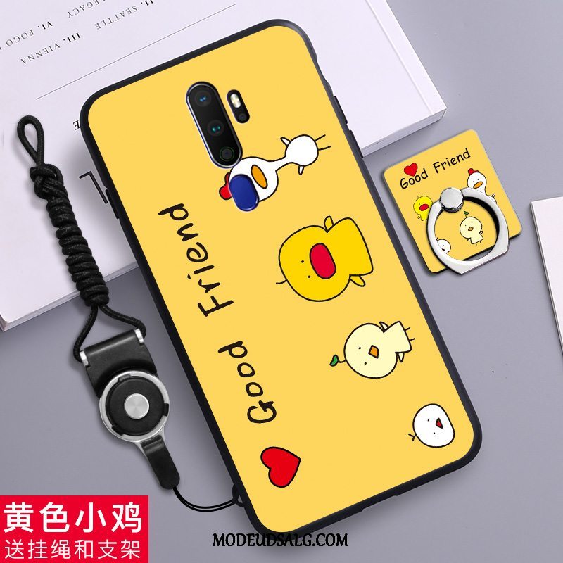 Oppo A9 2020 Etui Nubuck Kylling Anti-fald Kreativ Silikone