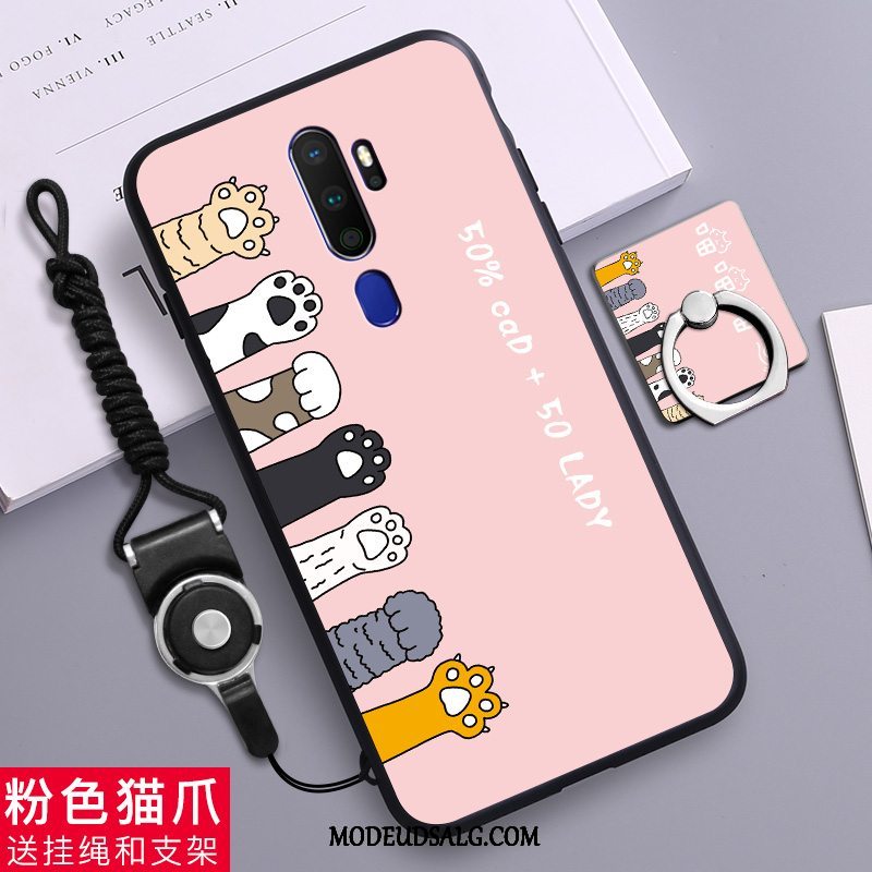 Oppo A9 2020 Etui Nubuck Kylling Anti-fald Kreativ Silikone