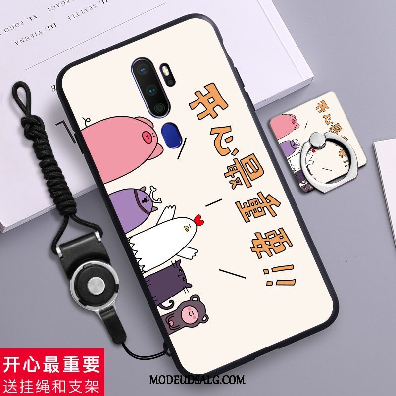 Oppo A9 2020 Etui Nubuck Kylling Anti-fald Kreativ Silikone