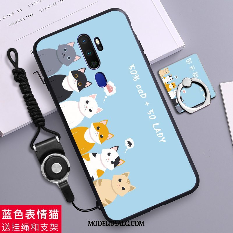 Oppo A9 2020 Etui Nubuck Kylling Anti-fald Kreativ Silikone