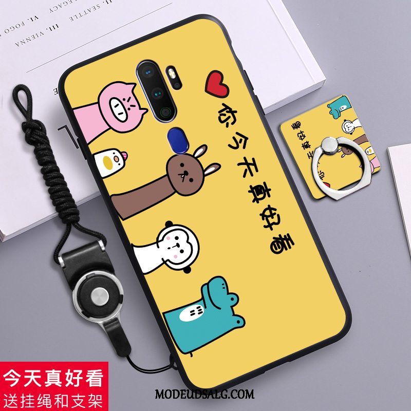 Oppo A9 2020 Etui Nubuck Kylling Anti-fald Kreativ Silikone