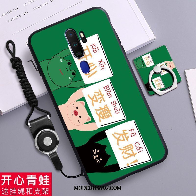 Oppo A9 2020 Etui Nubuck Kylling Anti-fald Kreativ Silikone