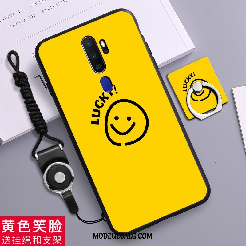 Oppo A9 2020 Etui Nubuck Kylling Anti-fald Kreativ Silikone