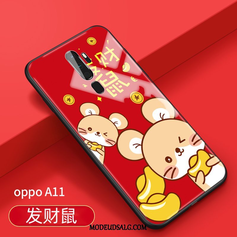 Oppo A9 2020 Etui Smuk Membrane Cover Hængende Ornamenter Hærdning