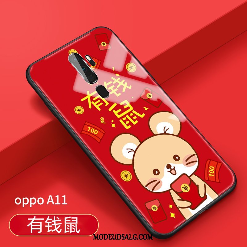 Oppo A9 2020 Etui Smuk Membrane Cover Hængende Ornamenter Hærdning