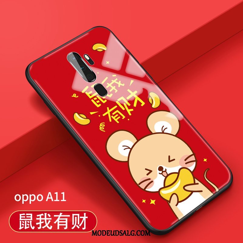 Oppo A9 2020 Etui Smuk Membrane Cover Hængende Ornamenter Hærdning