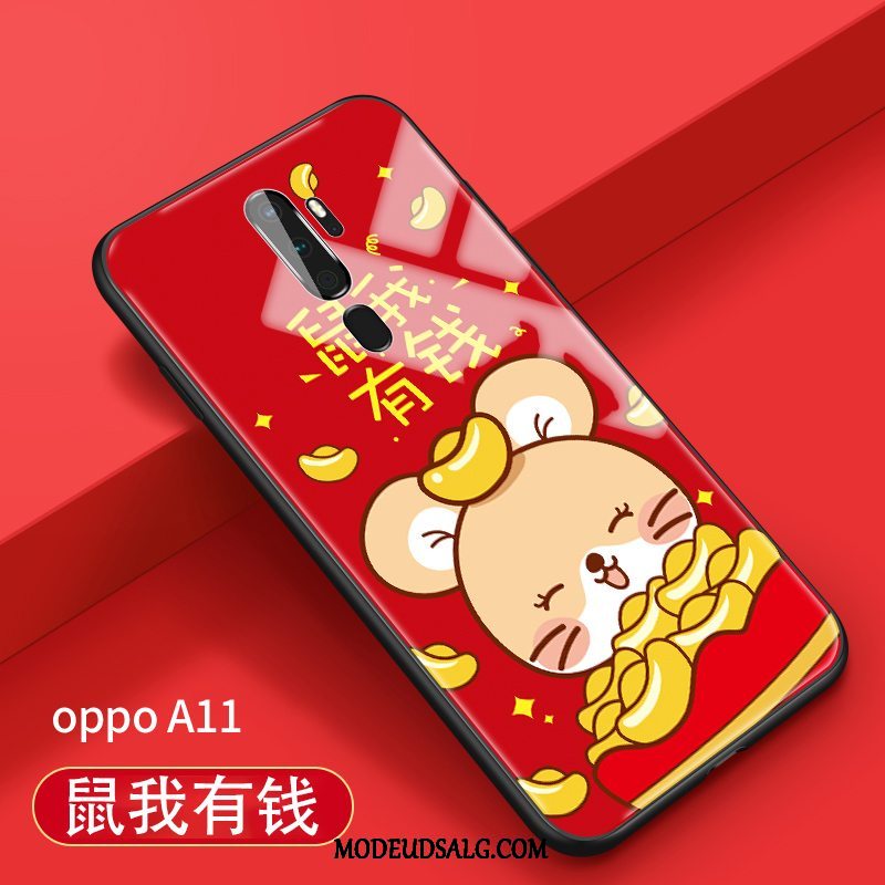 Oppo A9 2020 Etui Smuk Membrane Cover Hængende Ornamenter Hærdning