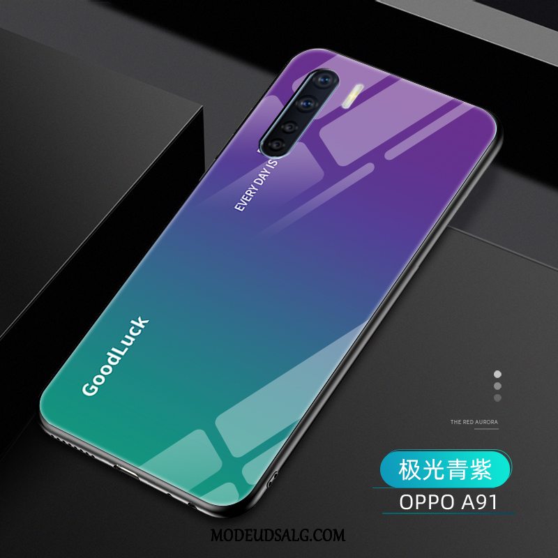 Oppo A91 Etui Af Personlighed Tynd Mode Gradient Silikone