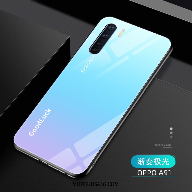 Oppo A91 Etui Af Personlighed Tynd Mode Gradient Silikone