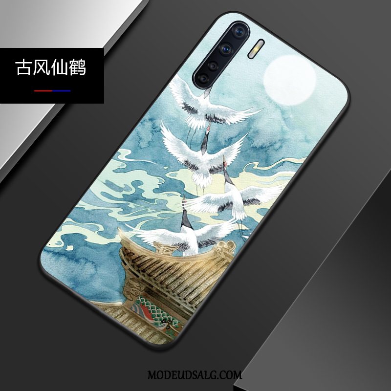 Oppo A91 Etui Alt Inklusive Kinesisk Stil Silikone Let Tynd Kreativ