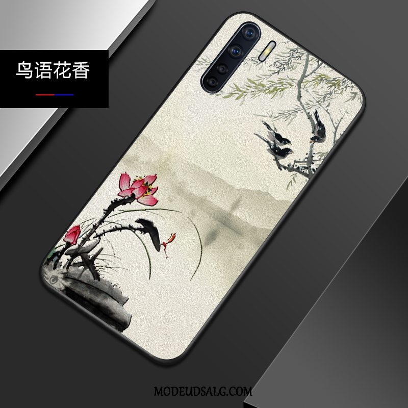 Oppo A91 Etui Alt Inklusive Kinesisk Stil Silikone Let Tynd Kreativ