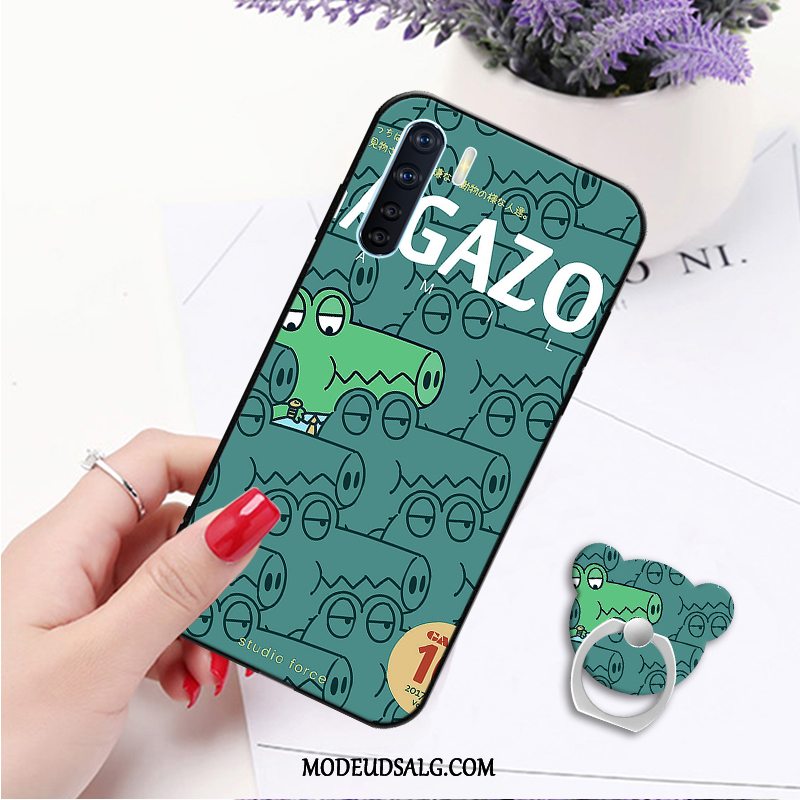 Oppo A91 Etui Anti-fald Kreativ Blød Hængende Ornamenter Hvid