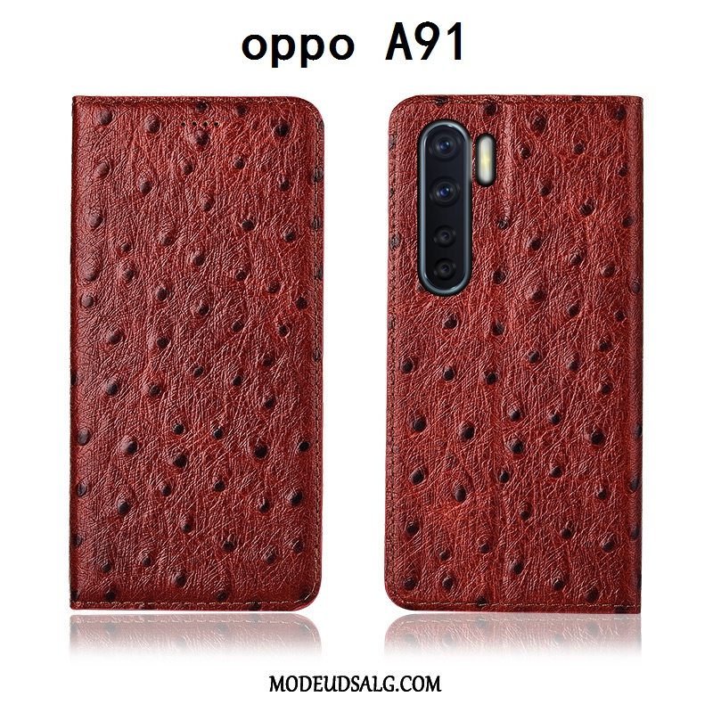 Oppo A91 Etui / Cover Beskyttelse Alt Inklusive Blød Sort Clamshell