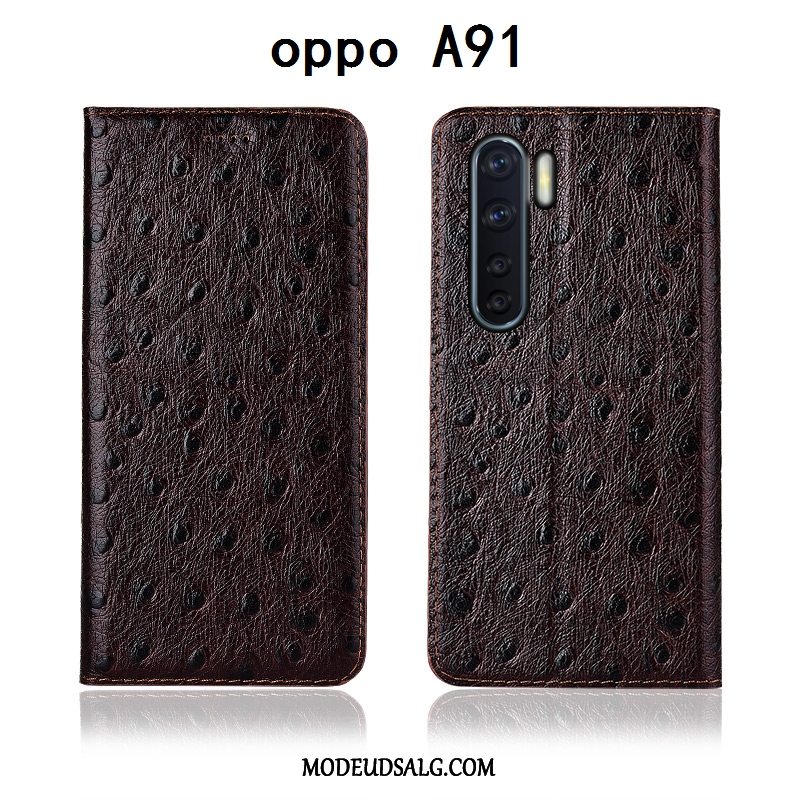 Oppo A91 Etui / Cover Beskyttelse Alt Inklusive Blød Sort Clamshell