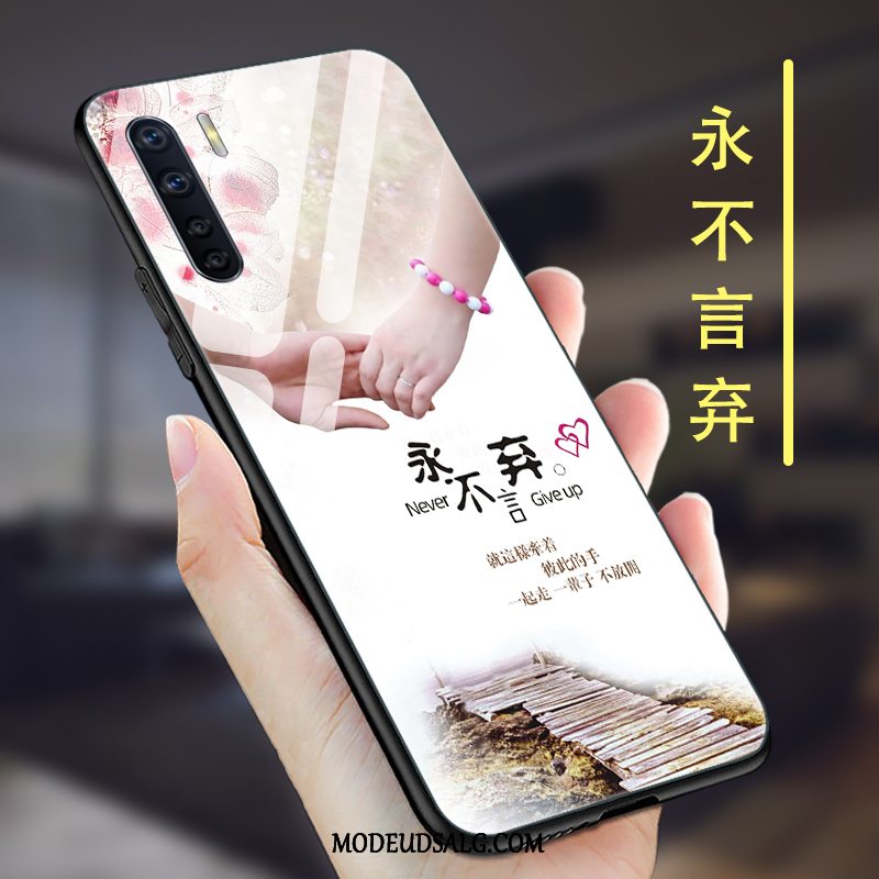 Oppo A91 Etui / Cover Mode Lilla Spejl Silikone Alt Inklusive