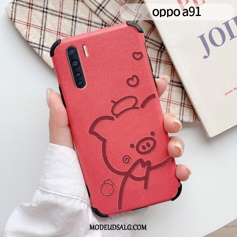 Oppo A91 Etui Kreativ Beskyttelse Simple Trend Cartoon