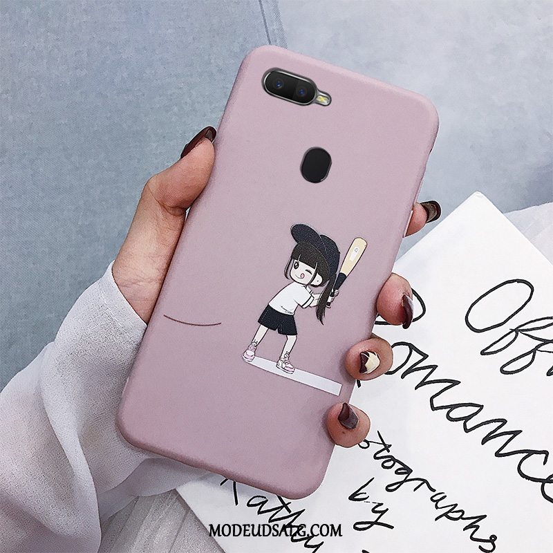 Oppo Ax7 Etui Anti-fald Elskeren Cover Cartoon Grøn