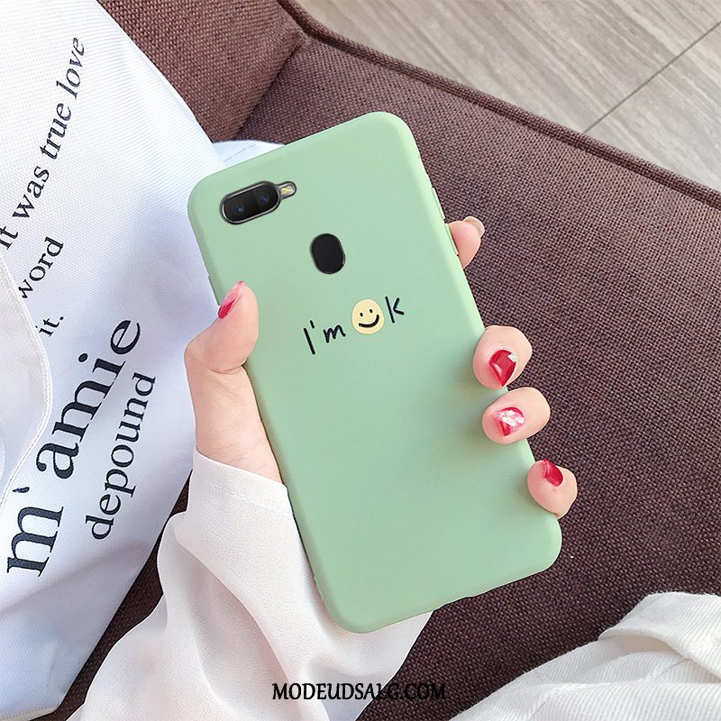 Oppo Ax7 Etui Anti-fald Elskeren Cover Cartoon Grøn