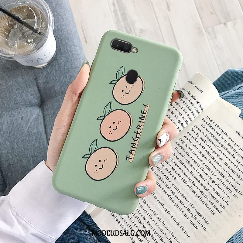 Oppo Ax7 Etui Anti-fald Elskeren Cover Cartoon Grøn