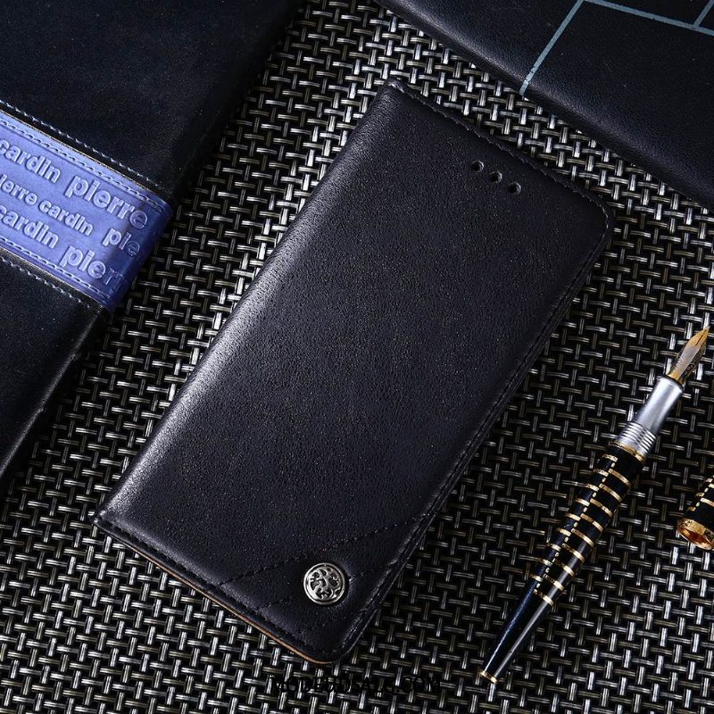 Oppo Ax7 Etui / Cover Kreativ Anti-fald Support Rød Lædertaske