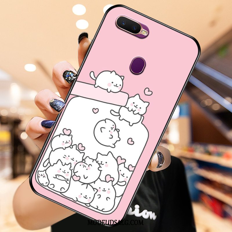 Oppo Ax7 Etui / Cover Trend Silikone Cartoon Hjerte