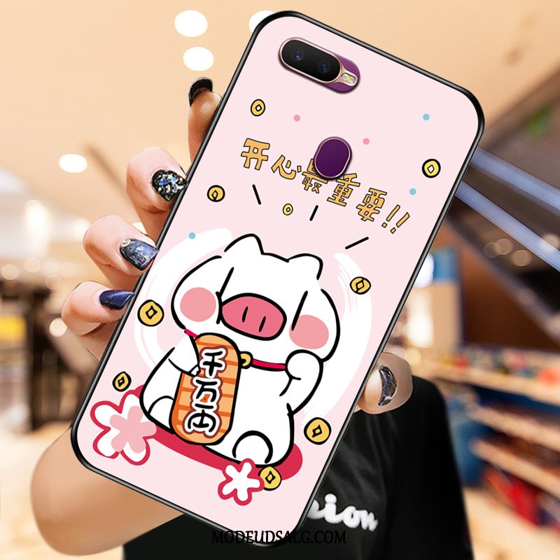 Oppo Ax7 Etui / Cover Trend Silikone Cartoon Hjerte