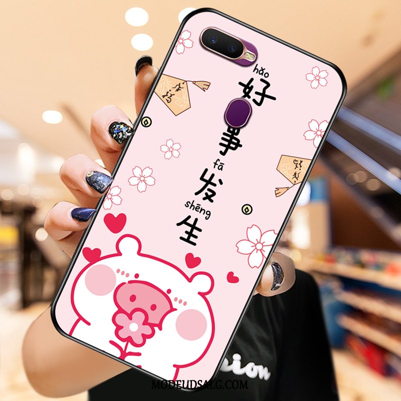 Oppo Ax7 Etui / Cover Trend Silikone Cartoon Hjerte